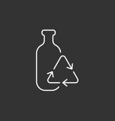 Glass Recycling Icon Editable Stroke