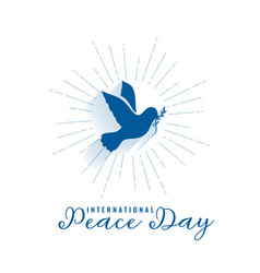 Happy World Peace Day Celebration Poster A Symbol