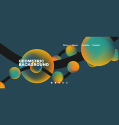 Network Concept Line Points Connections Geometric