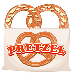 Pretzel Bread In Paper Bag