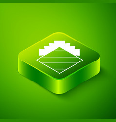 Isometric Layers Clothing Textile Icon Isolated