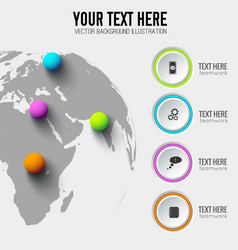 Global Web Infographic Template