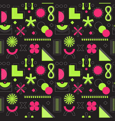 Bright Pink And Green Neon Acidic Seamless