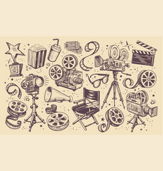 Cinema Production Collection Film Industry Retro