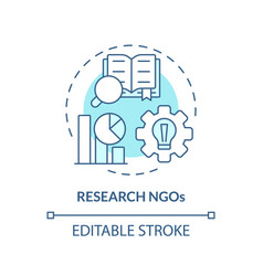 Research Ngos Soft Blue Concept Icon