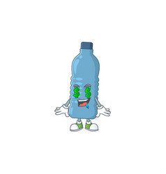 Mascot Style Rich Mineral Bottle With Money Eyes