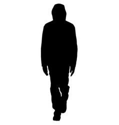 Standing Man Silhouette Fashion