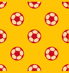 Bright Pattern Of Soccer Balls In Flat Style