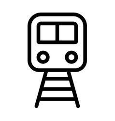 Train Thick Line Icon For Personal And Commercial