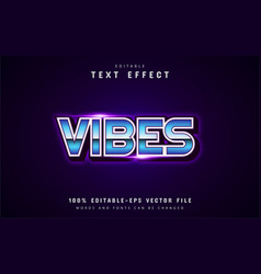 Vibes Text Retro 80s Style Effect