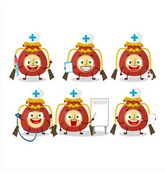 Doctor Profession Emoticon With Red Bag Chinese