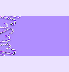 Striped Purple Candy Cane Sticks