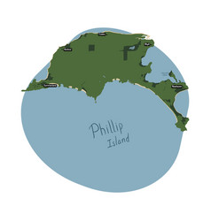 Tourist Map Of Phillip Island