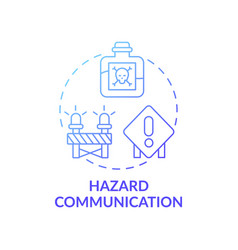 Hazard Communication Concept Icon