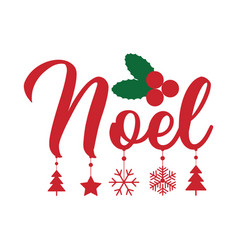 Noel Christmas Tee Print Merry