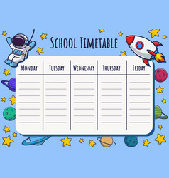 School Timetable Space