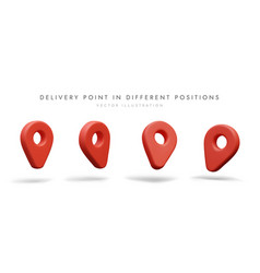 Delivery Point In Different Positions Poster