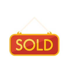 Auction Sold Icon Flat Price Sell