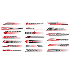 Race Sport Car Stripe Stickers Racing Line Decals