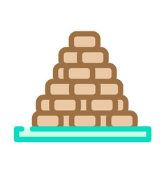 Heap Peat Color Icon