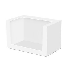 Blank Packaging Box Mockup For Toy Isolated