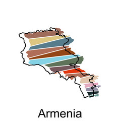 Graphic Of Armenia Map Iran Country Design