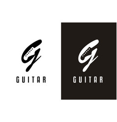 Letter G Guitar Guitarist Music Band Logo