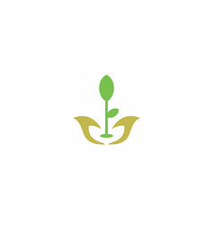 Planting Tree Seedlings Logo