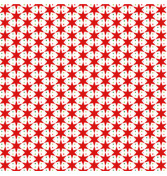 Seamless Christmas Stars With Polka Dot Background