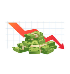 Cash Loss Graph Finance Inflation Schedule Money