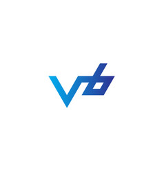 Letter V B Triangle Geometric Symbol Simple Logo