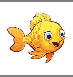 Fish Cute Funny Cartoon Kawaii Clipart Colorful