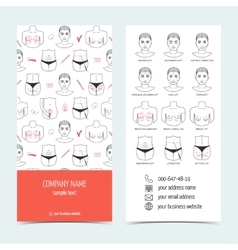 Flyer And Brochure For Plastic Surgery Clinic Set