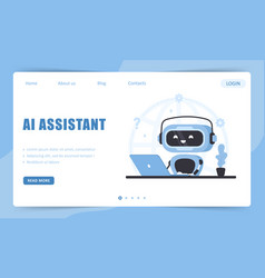 Ai Assistant Landing Page Template Chatbot