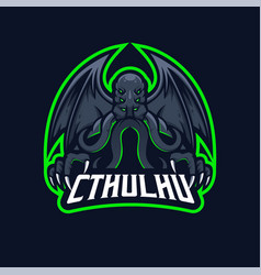 Cthulhu E-sport Mascot Logo Design