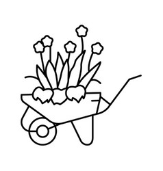 Garden Spring Line Icon