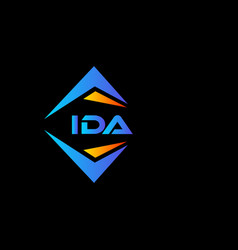 Ida Abstract Technology Logo Design On White