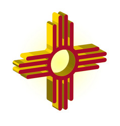 New Mexico State Flag Motif