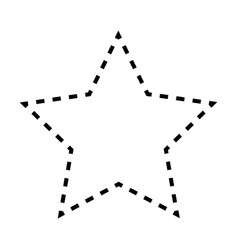 Star Shape Dashed Icon Symbol For Creative