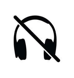 No Headphones Icon Listening Music Icon