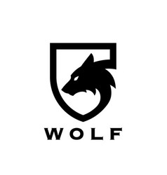 Wolf Shield Logo Icon