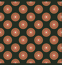 Seamless Pattern With Geometric Aboriginal