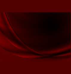 Dark Red Abstract Silk Waves Background