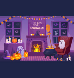 Halloween Interior Magic House Party Celebration