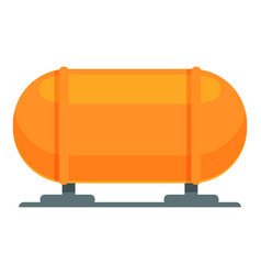 Oil Tank Reserve Icon Cartoon Container