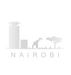 Vertical Bars Nairobi Landmark Skyline