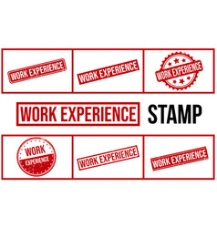 Work Experience Rubber Stamp Set