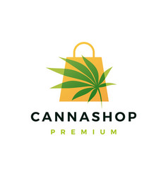 Cannabis Shop Store Logo Icon