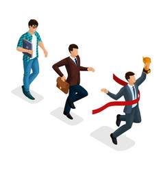 Trendy Isometric People 3d Businessman