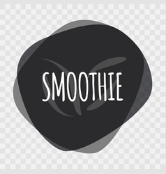 Smoothie Icon Gray White Sign Isolated